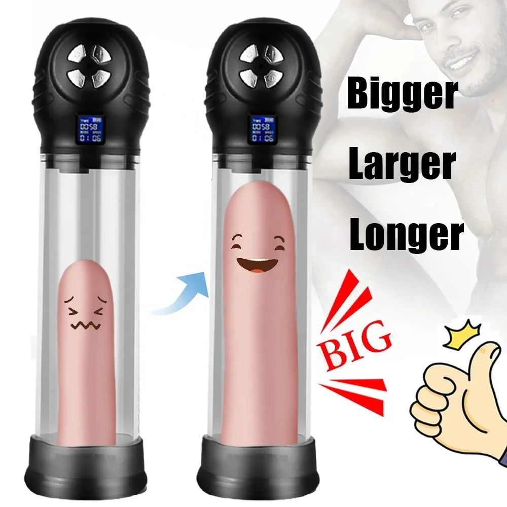 Electric Penis Pump Vacuum Pump For Penis Enlargement Penile Extender Male Masturbators Sex Toys for Men