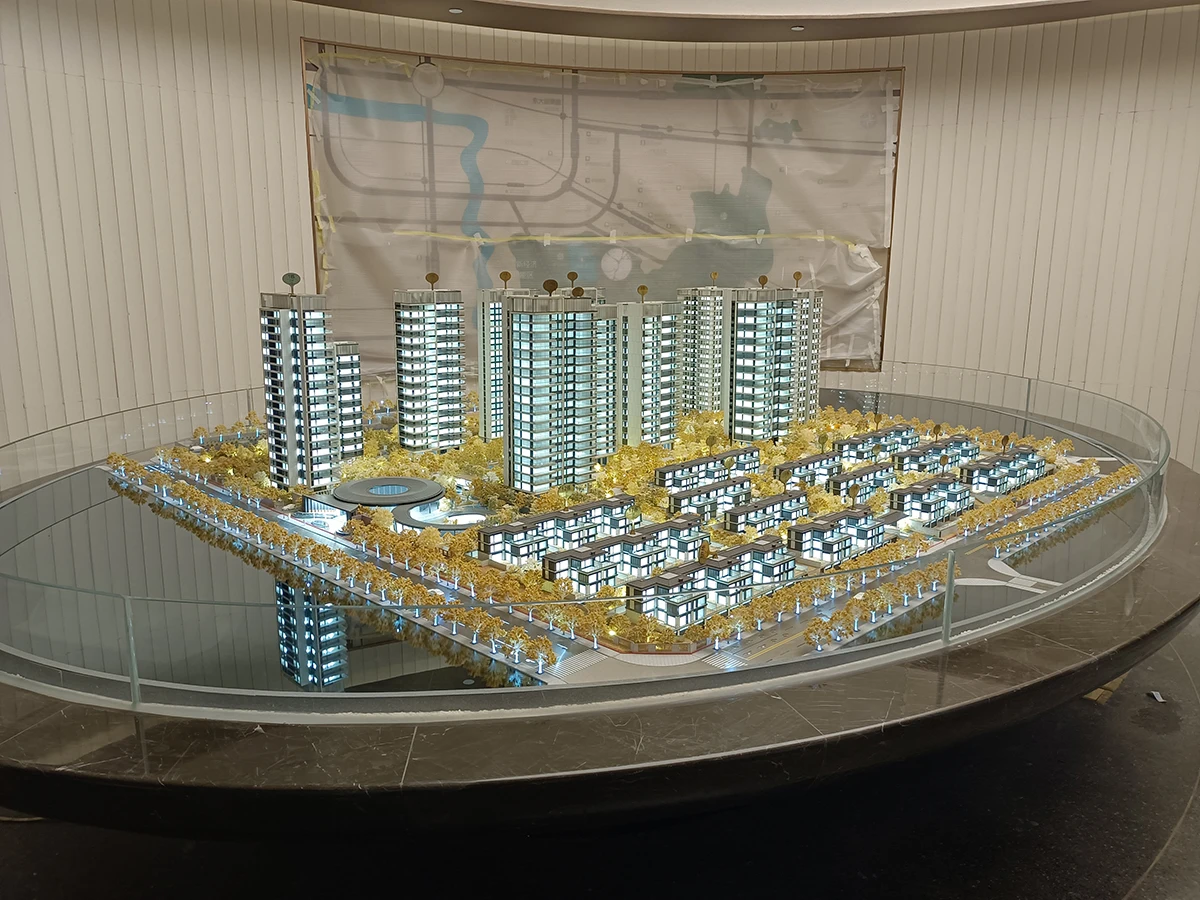 Interior Modern Design Real Estate Sand Table Architectural Building Scale Models For Sale