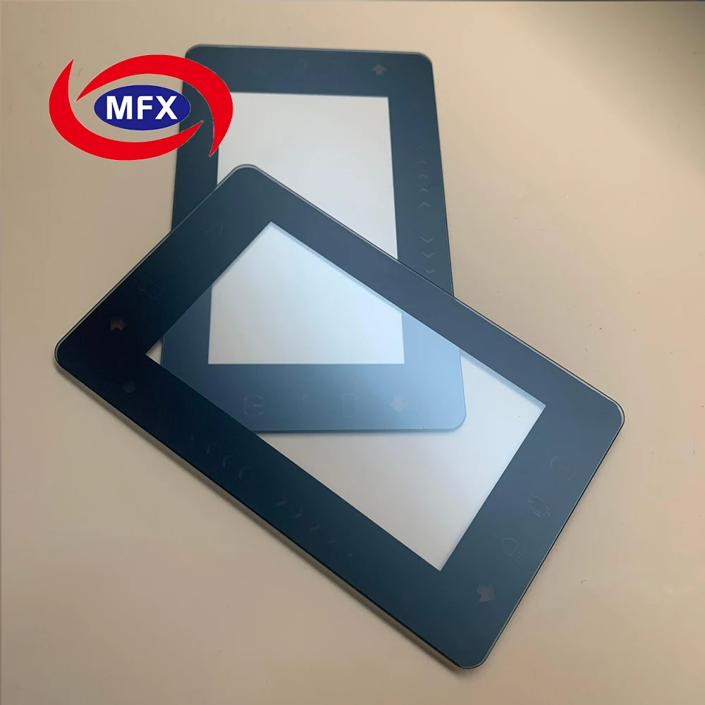 Custom Coated anti-glare AG matte gorilla tempered glass cover touch panel for display screen panel