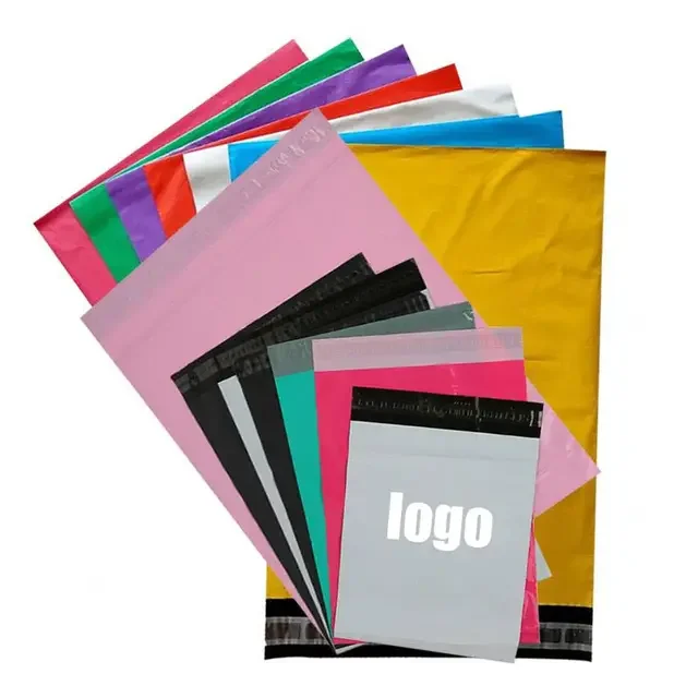Strong Self Adhesive Tape Custom Logo plastic bag customized plastic bag with logo print