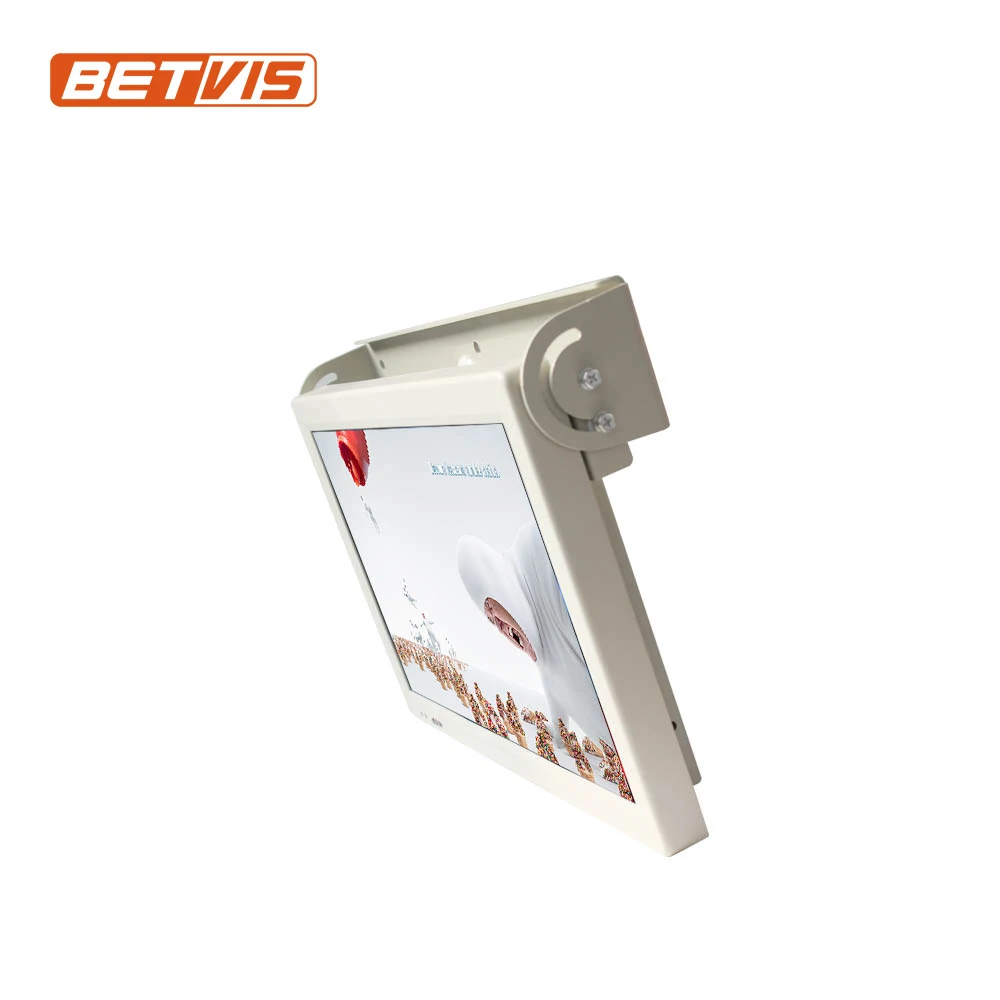Reliable Shake-proof 19 Inch LCD Bus Monitor Network Advertising Display with Totally Free CMS Software