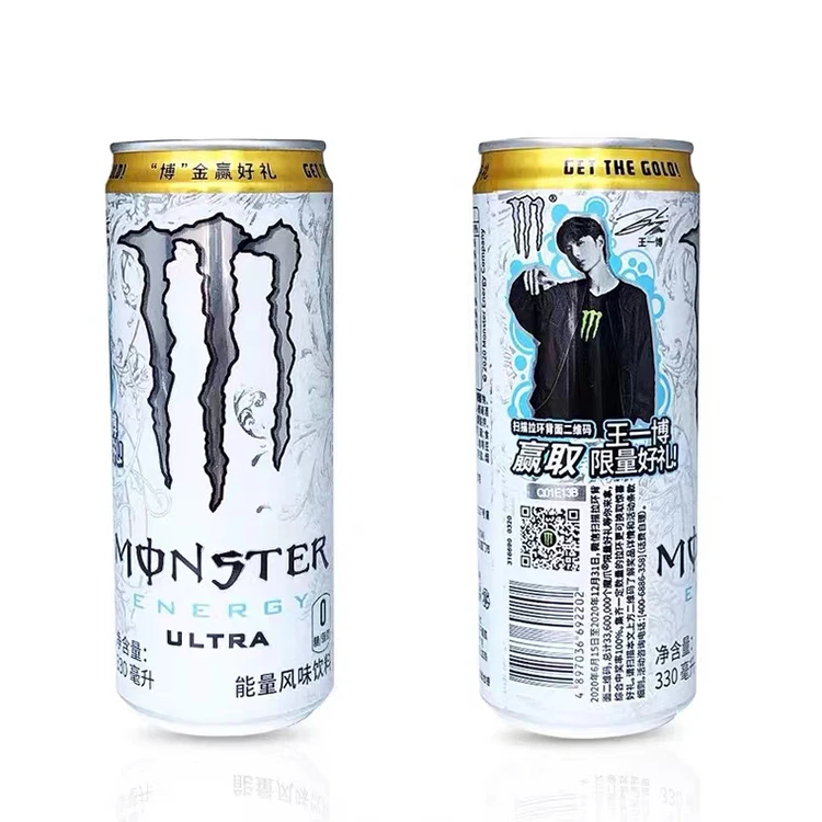 2021 New Listing Monster Multiple Flavor Energy Drinks 330ml 0 Sugar Energy Drinks