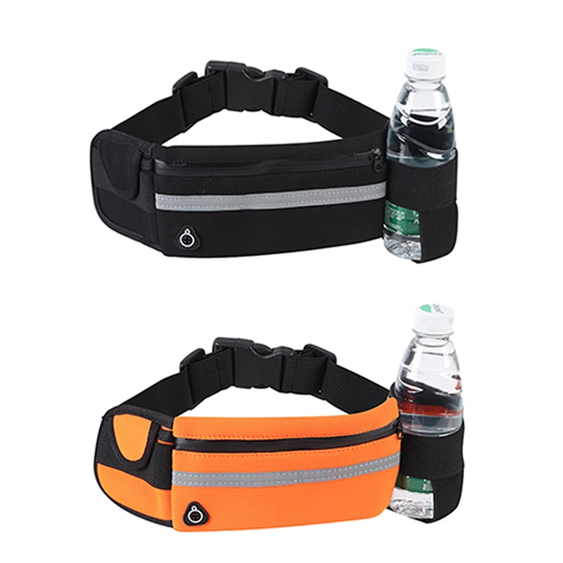 Custom Wholesale Women Waterproof Nylon Crossbody Running Belt Bag Sport Bum Fanny Pack Waist Bag