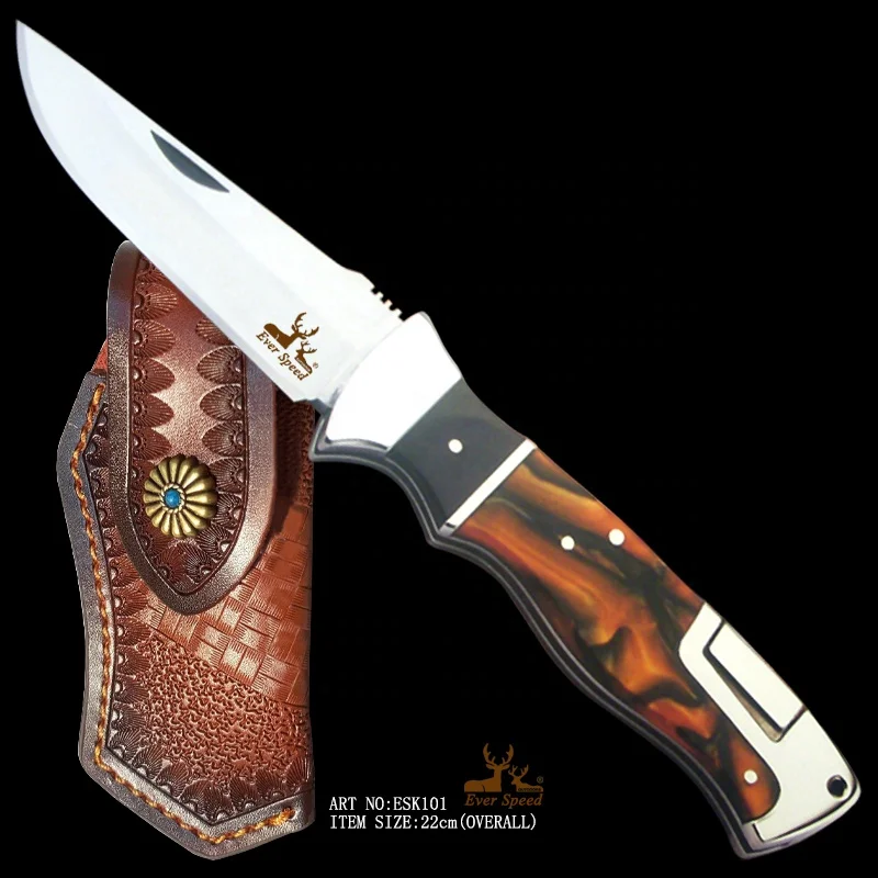 High class camping pocket folding tactical knife survival tool