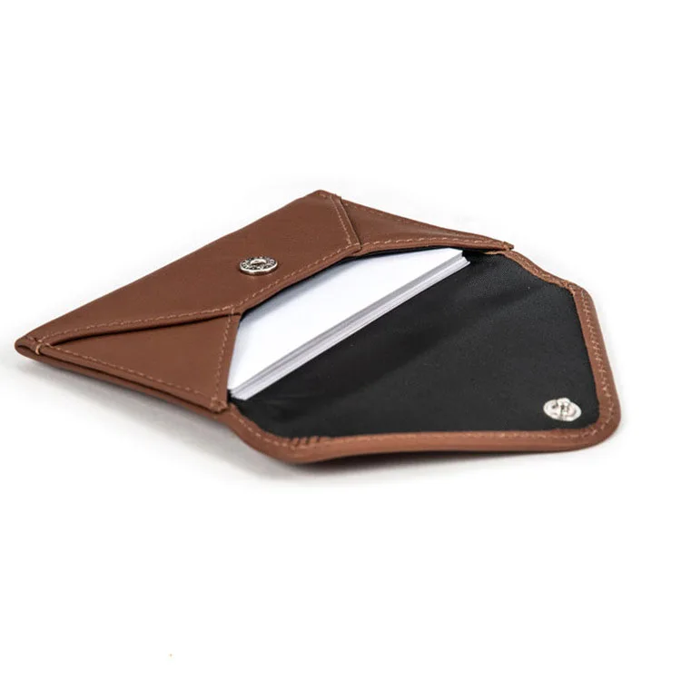 Factory Directly Minimalist Business Top Leather Name Card Holders Travel Wallet Organizer