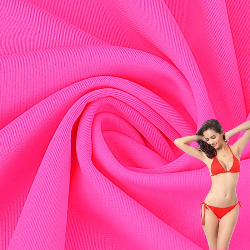 20 spandex 80 polyamide biflex stock 4 way stretch underwear fabric wholesale