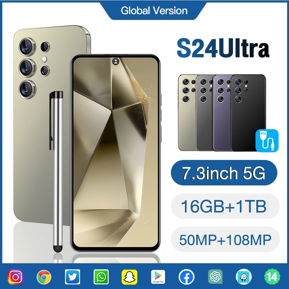 Factory Wholesale Galaxy S24 Ultra Plus Lcd For Samsung Phone Screen Display Oled Replacement S24+ Original Frame