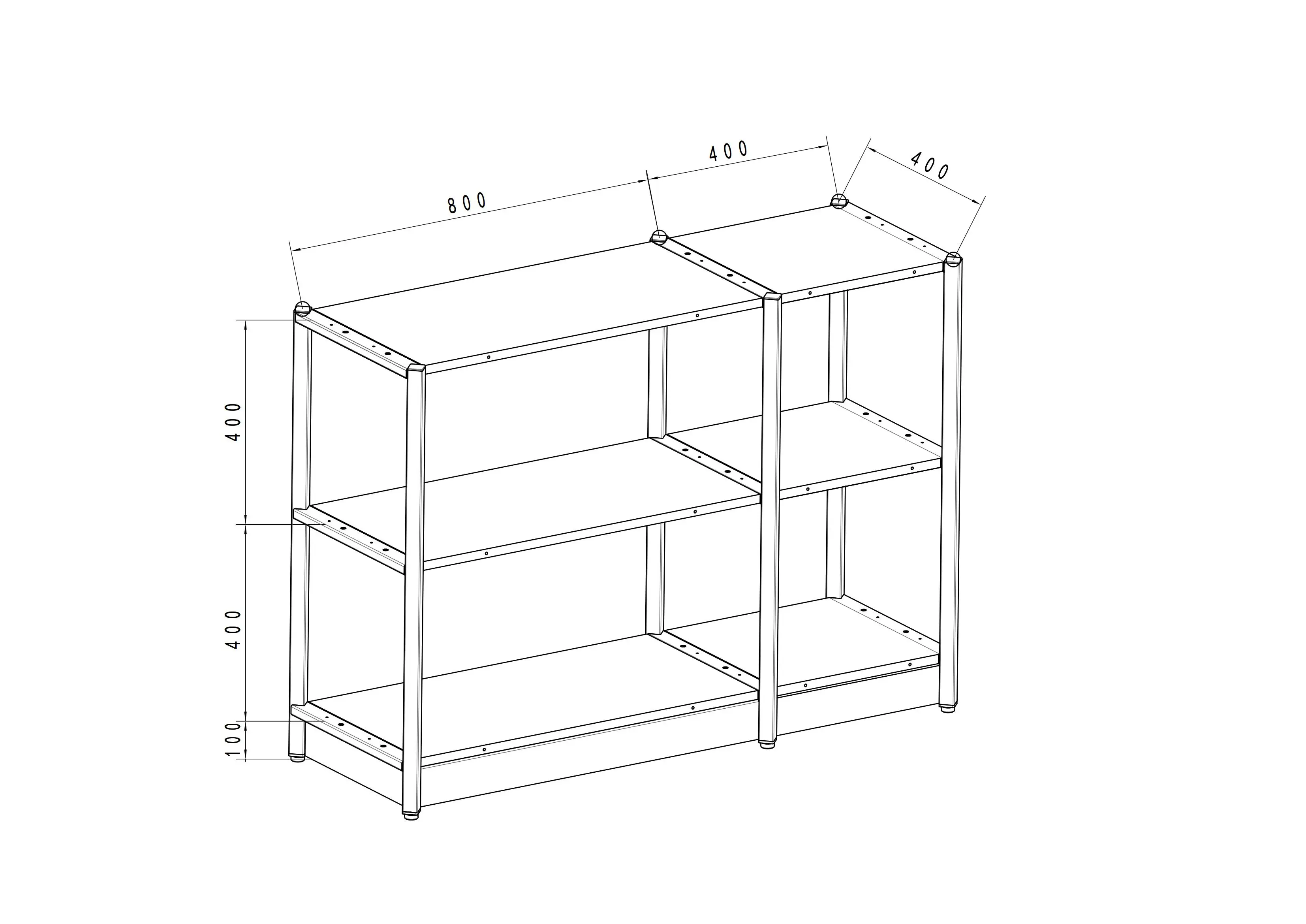 Customized Bookshelf Design Wooden Display Rack Bookcase Bookshelf Rear Panel
