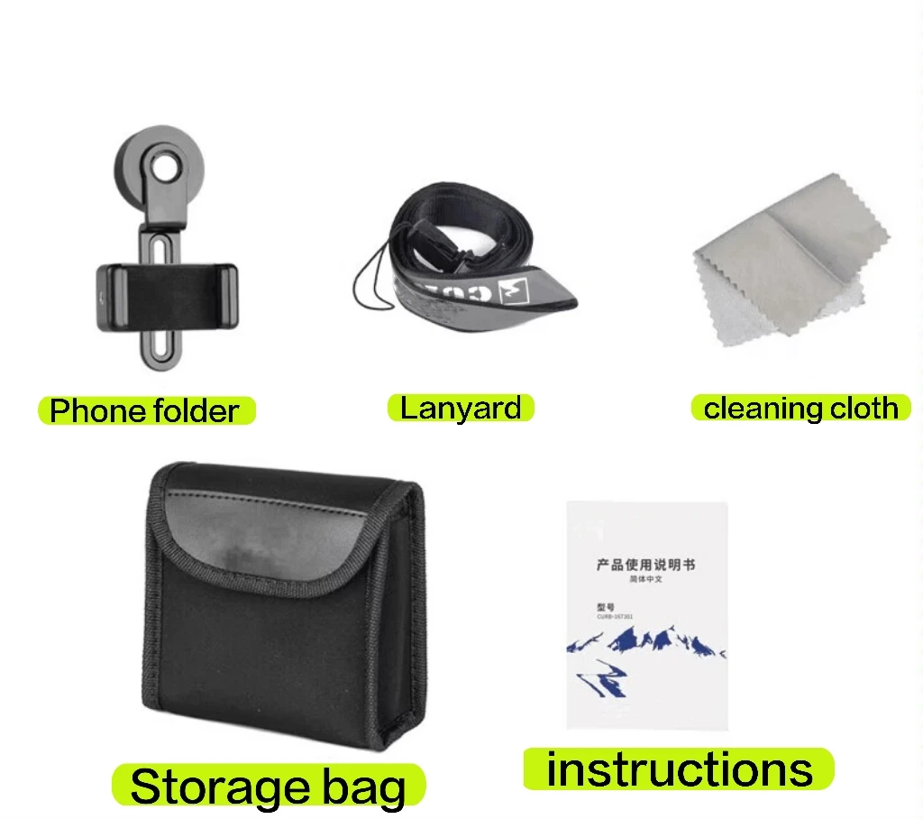 Porro Telescope Binocular High Power High Definition Navigation