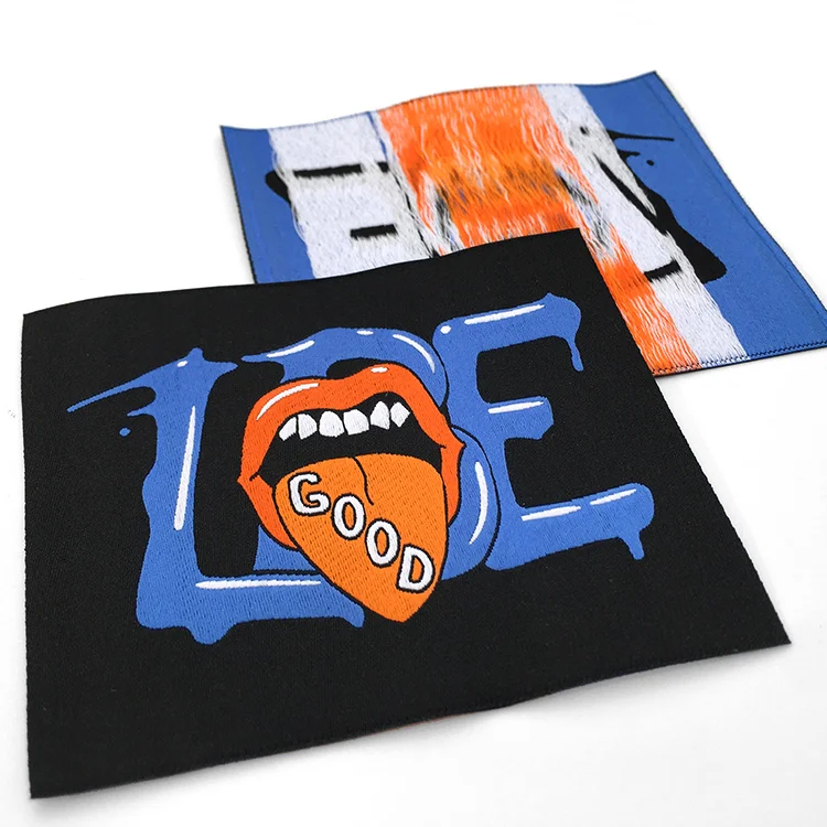 Custom Own Brand Logo Woven T Shirt Bottom Side Sleeve Label Neck Tag Labels For T Shirts