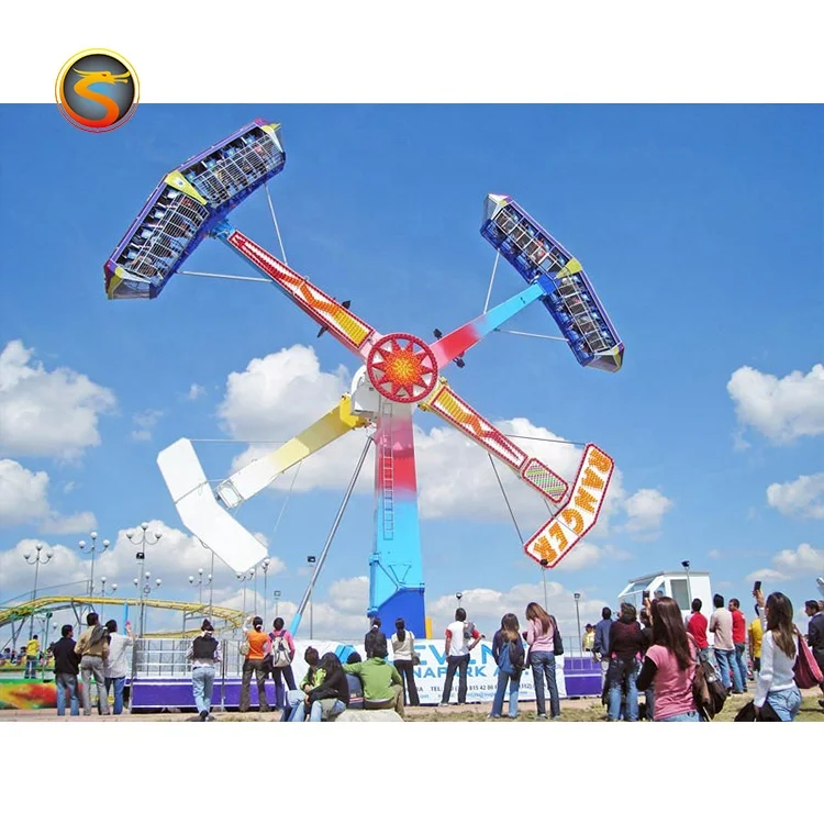 Bola rides attractive double-arm ranger rides musical thrill kamikaze rides for sale