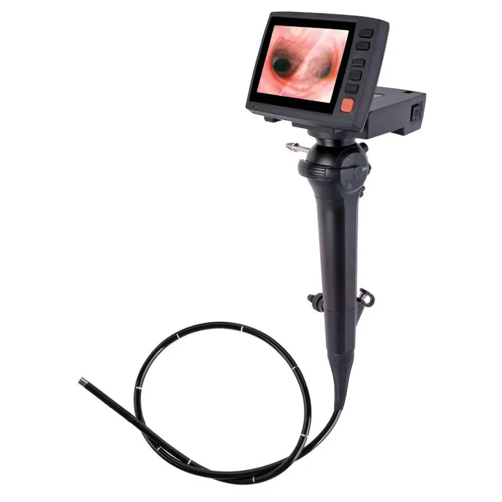 Flexible fiber optic airtraq operating pediatric and adult laryngoscope