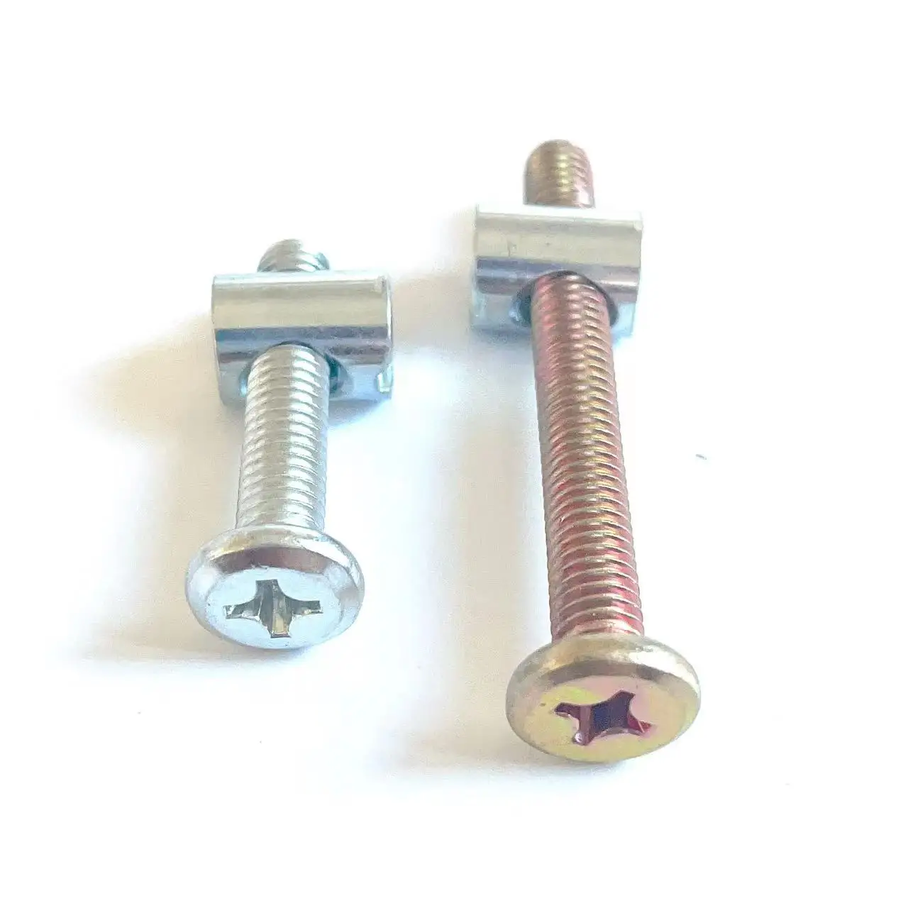 Customized Furniture Cross slotted Hole Nut Cylinder Hammer Dowel connecting Nut