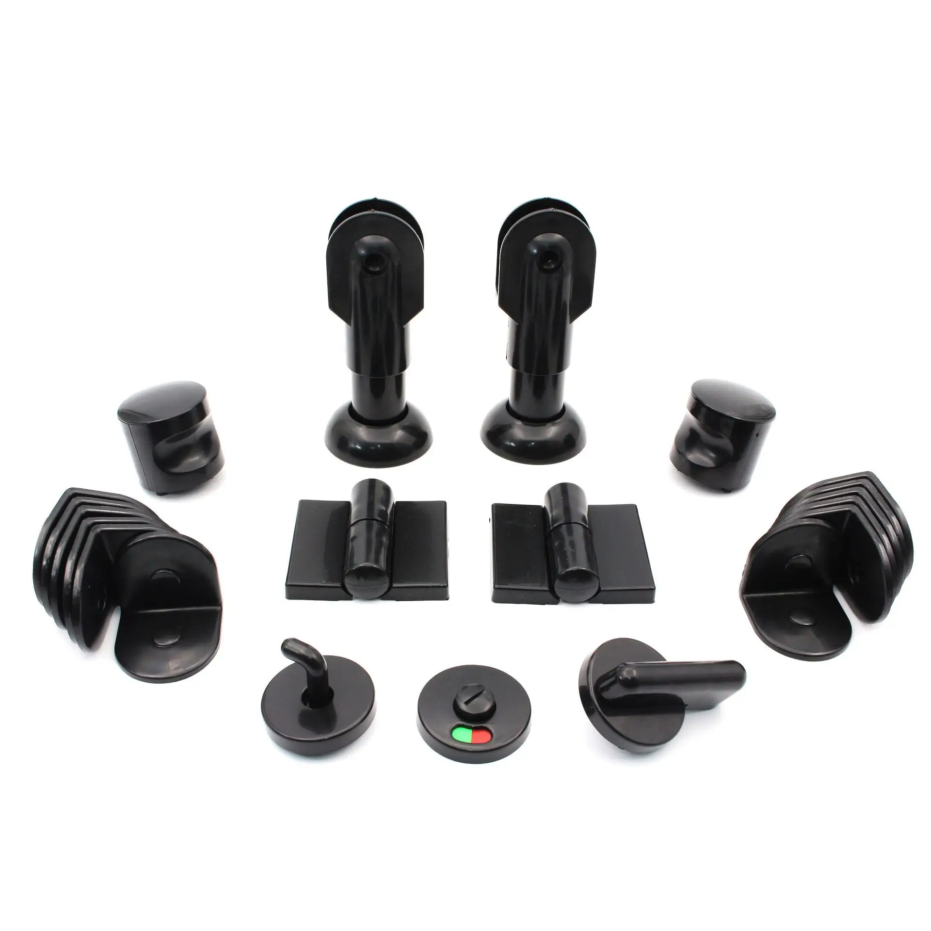 plastic nylon toilet cubicle lock accessories for hpl compact laminate toilet partitions