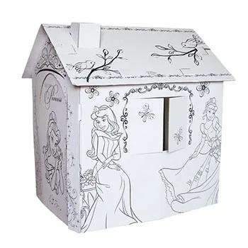 DIY toys indoor playhouse rocket cardboard play house rocket paper house