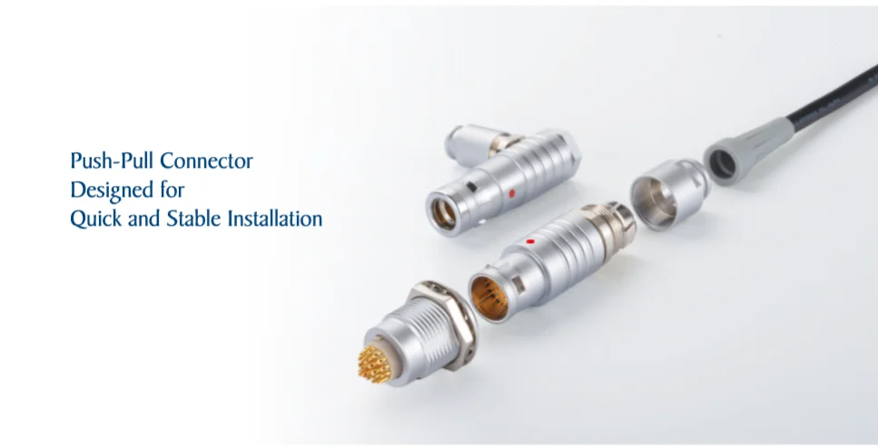 Finecables P Series Corrosion Resistance 304/304/319 Plastic Push Pull Connectors