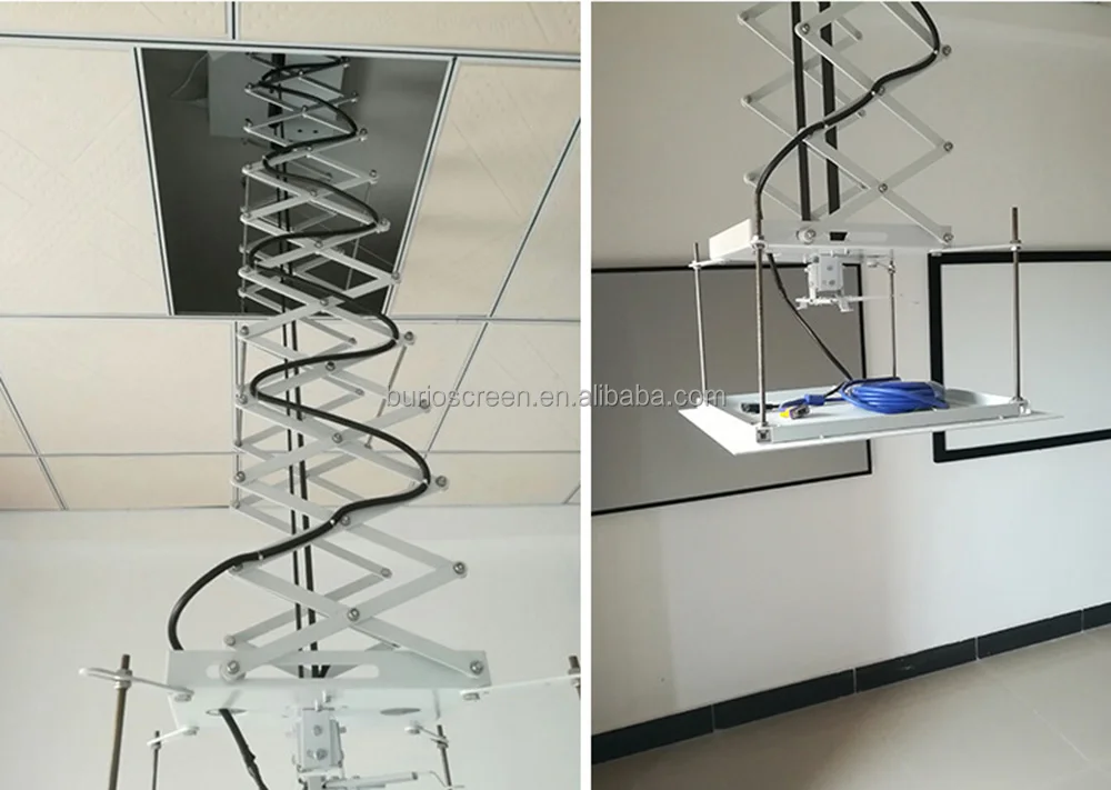 In-Ceiling Mounted Electric Motorized Projector Ceiling Mount Lift