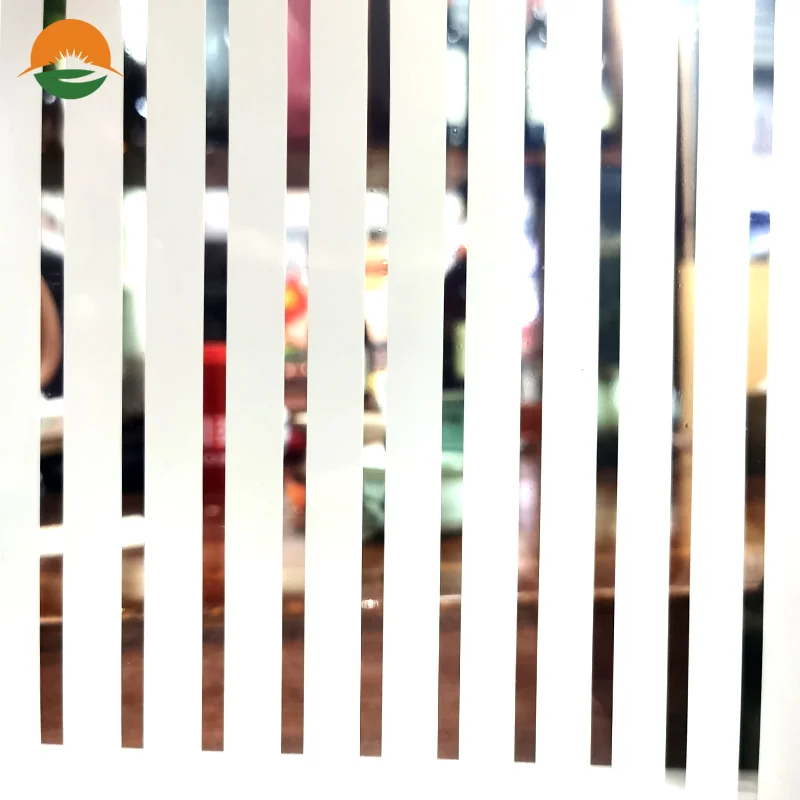 Custom frosted adhesive window door glass sticker