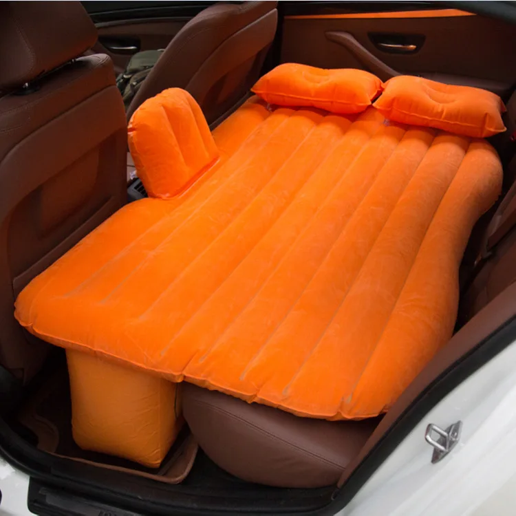 Hot Sale Soft Comfortable PVC Flocking Travel Air Inflatable Car Bed Mattress