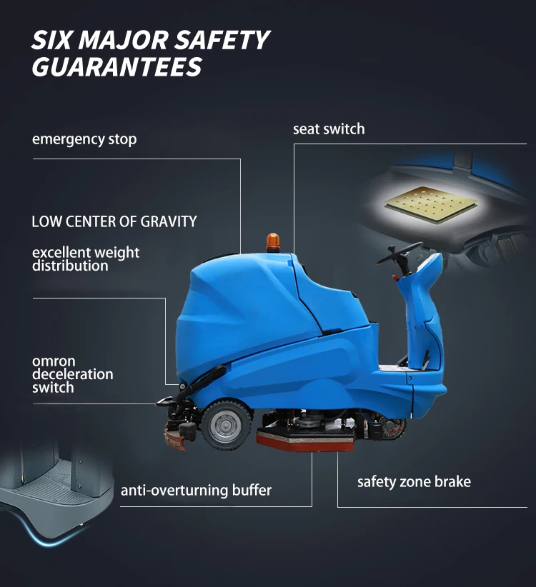 hot selling driving floor washier automatic electric floor scrubber