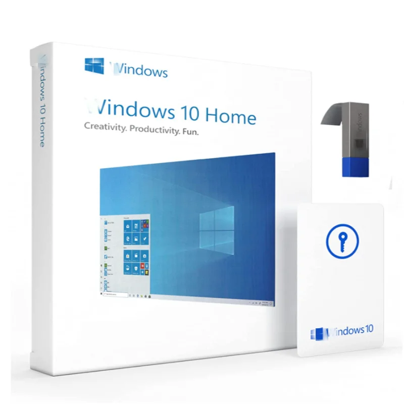 Brand New Win 10 Home Muliti-Language USB 3.0 Full Package Retail Box 100% Activation Online Globally DHL free shipping