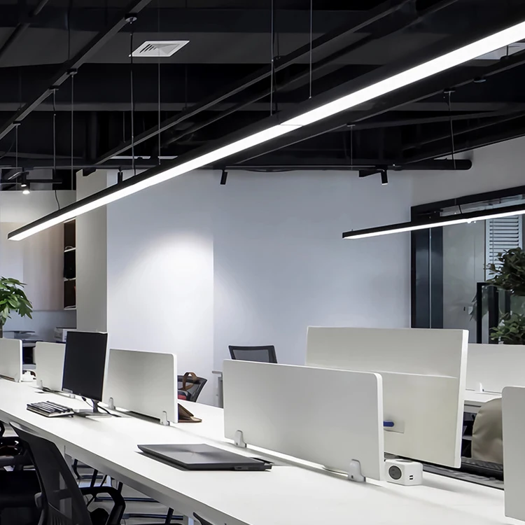 High Lumen Energy Saving 8w 12w 15w 20w 30w 40w 50w App Control Office Hanging Linkable Pendant Led Linear Light