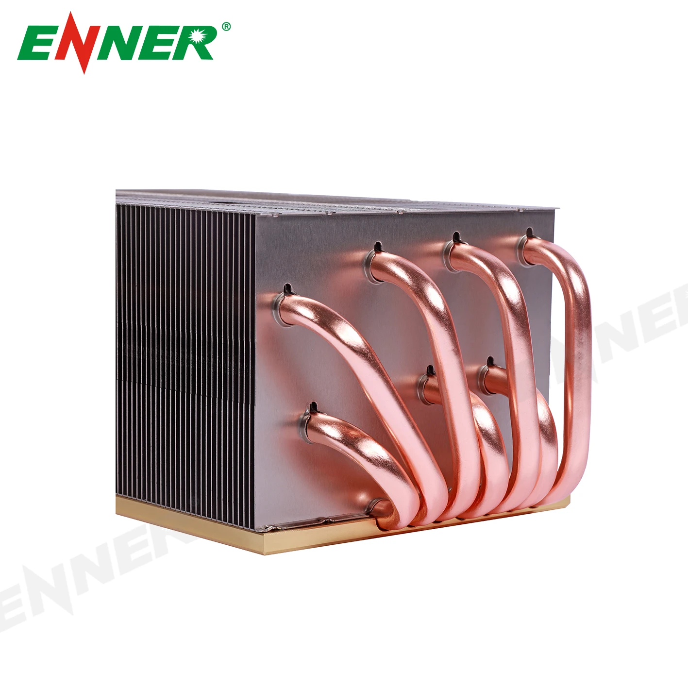 High Power Copper Heat Pipes with Pin Fin Heatsink Copper Cold Plate Heatpipe