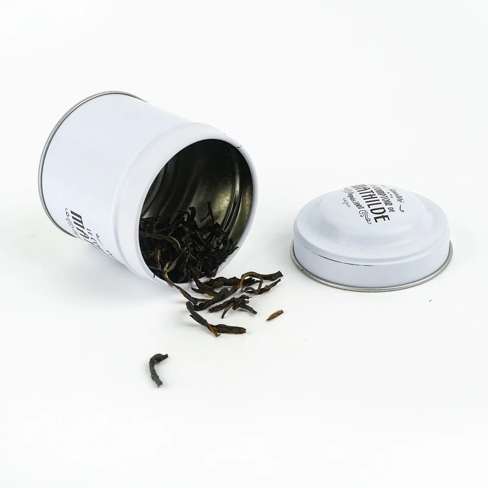 ODM Manufacture 100ml Custom Design Wholesale Tea Packaging Container Tin Can