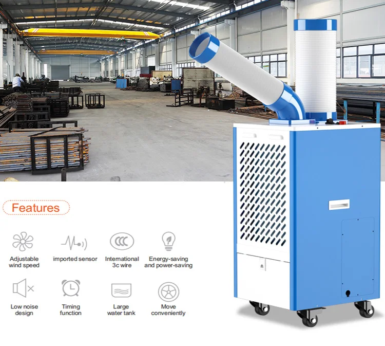 Dorosin DAKC series Compressor type industrial Air spot cooler for Japan and Korea market