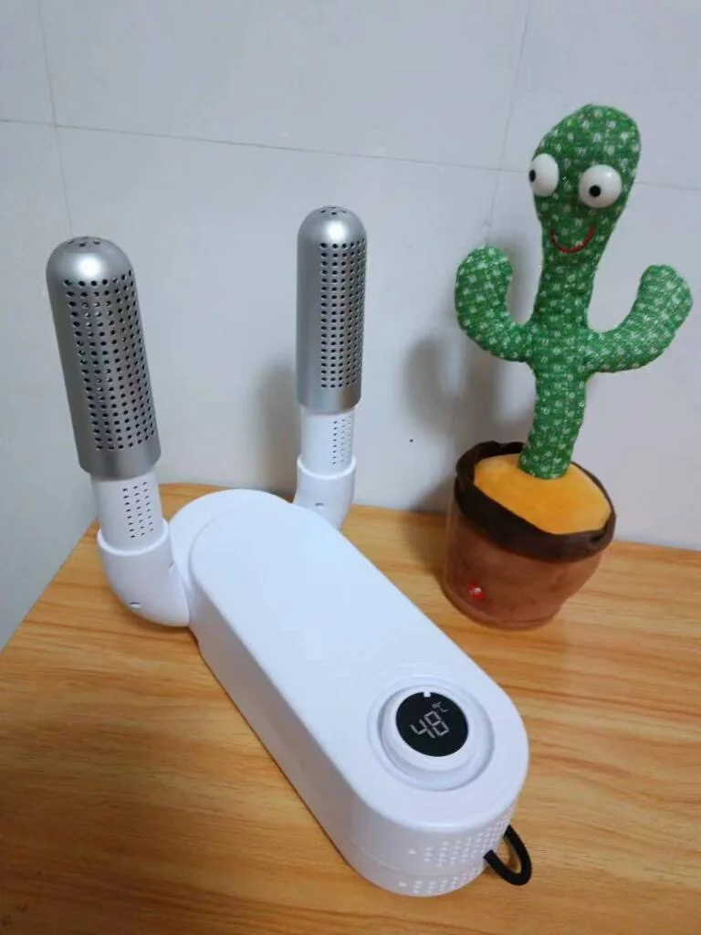 CE Portable Mini Smart Shoe Dryer Electric Machine UV Sterilizers Deodorant Knob Mechanical Timer Foldable Winter Boot Dryer