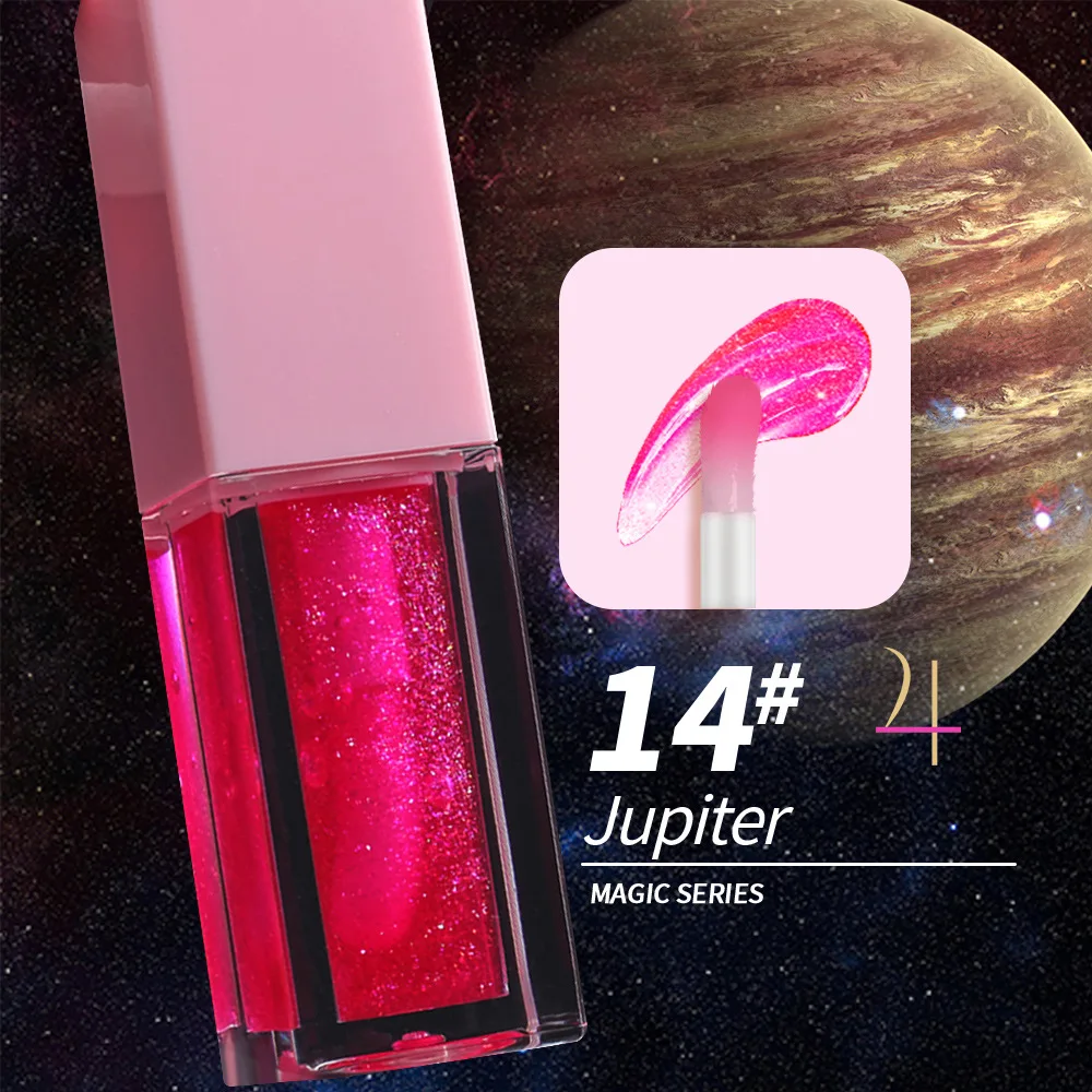 No logo plump lip set private label pearlescent moisturizing plump magic color-changing plump lip oil lip gloss