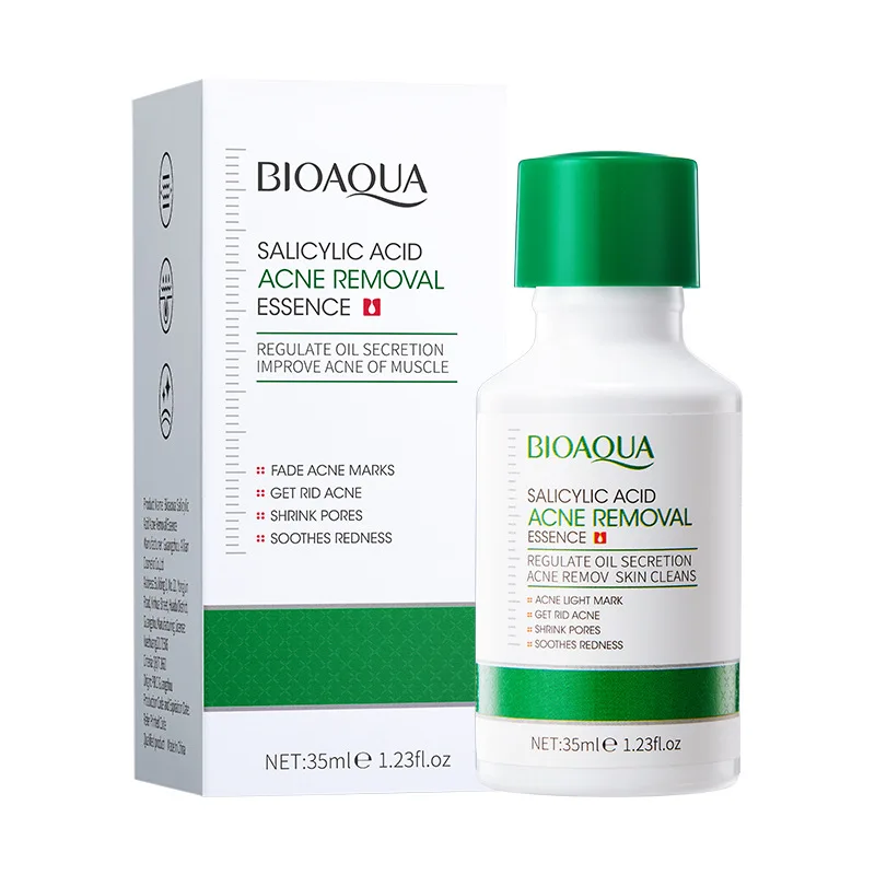 BIOAQUA Skin beauty 2% salicylic acid anti-acne treatment Prevent breakout remover blackhead whitening facial acne serum