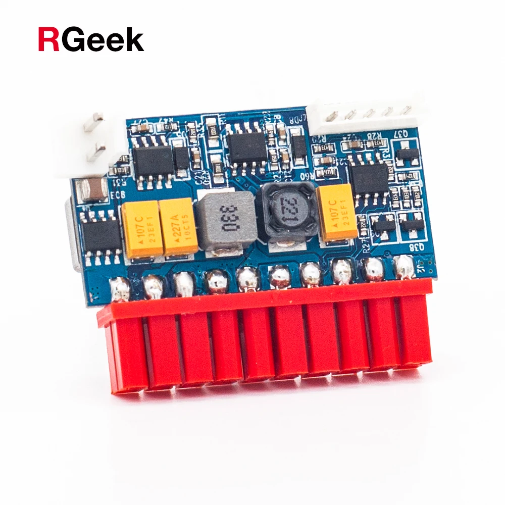 RGeek DC 12 В вход 120 Вт Выход Mini ITX Блок питания и кабель PICO PSU для компьютера