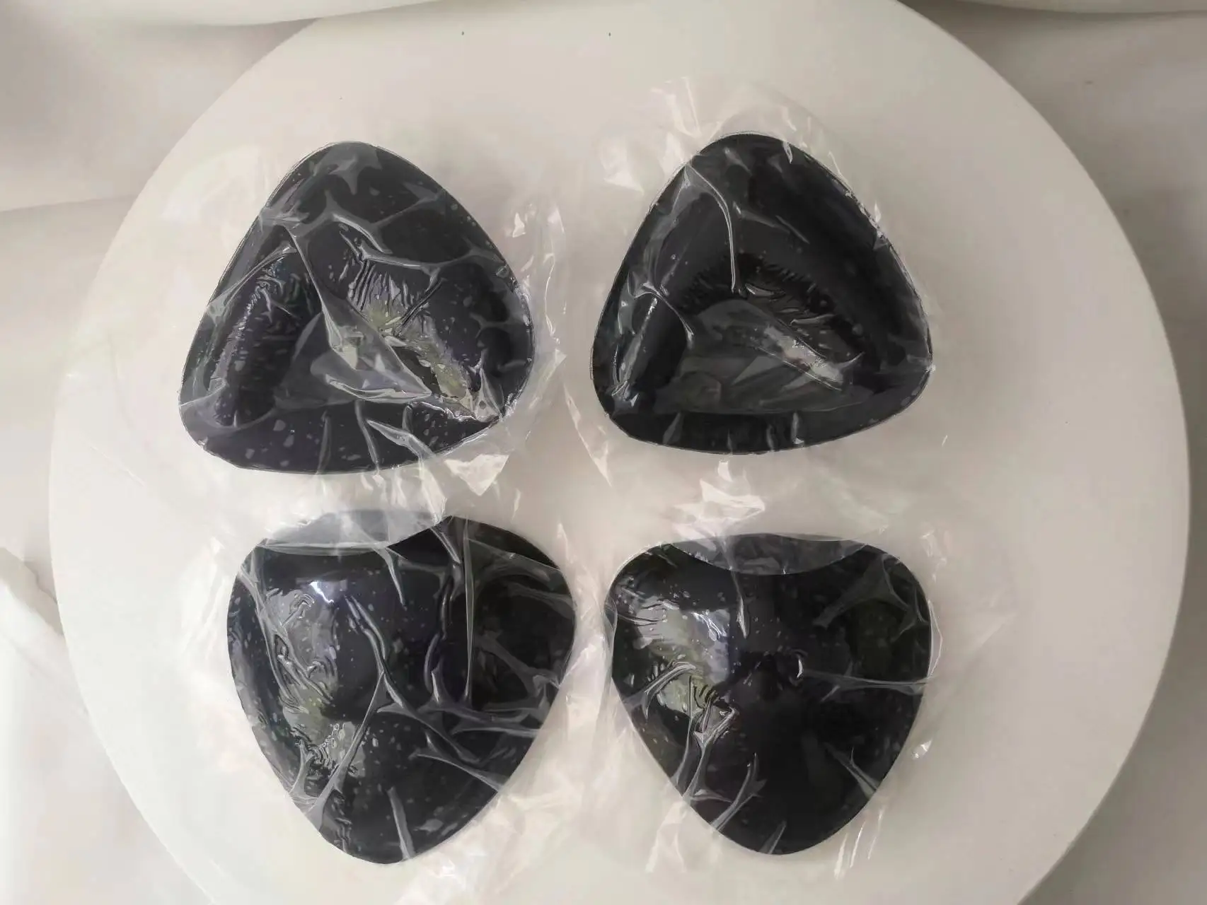 silicone bra pad heart shape bra insert breathable invisible push up silicone bra padded