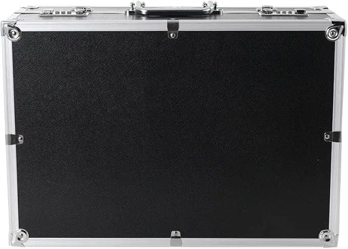 Graded Card Storage Case Sports Card Storage Boxes Holds 48 Graded Cards with Lock Hard Case