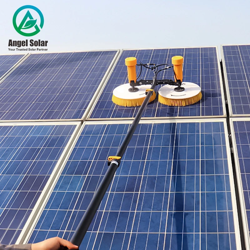 Высокое качество двойная головка 3 5/5 5/7 5 м Расширенный чистящий робот PV модуль Чистящая Щетка солнечная панель машина