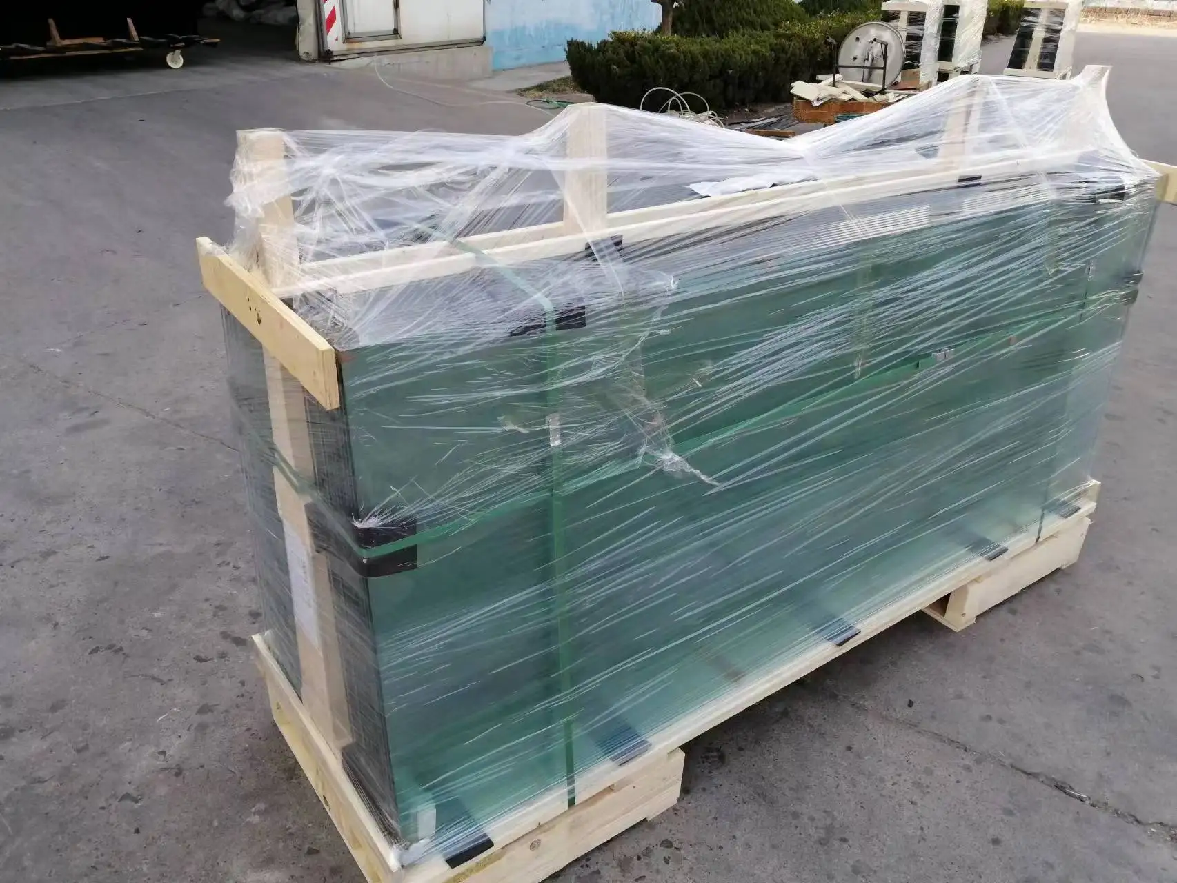 bathroom tempered glass sliding frameless shower glass door