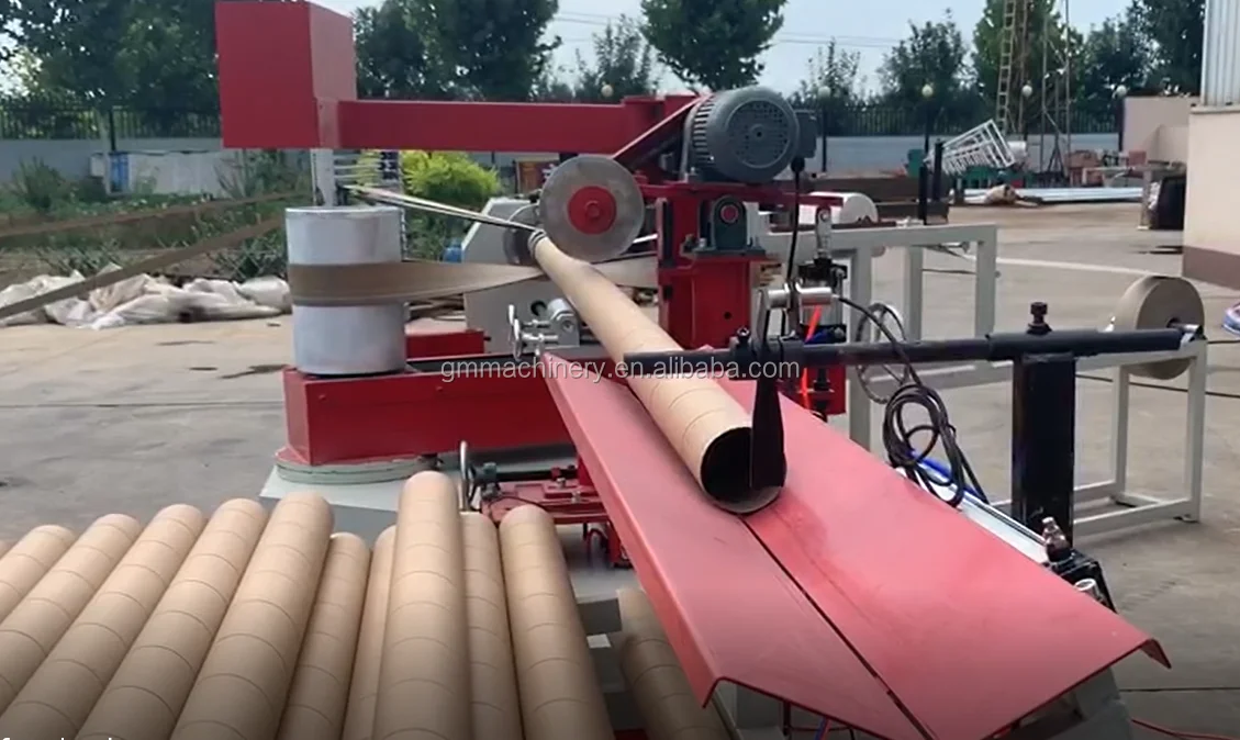 Good efficiency Automatic Laminated Spiral Cardboard Paper Tube Core Pipe Making machine