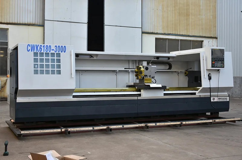 CWK6180 Cnc Lathe Fanuc Control Precision Metal Turning Cnc Lathe Machine