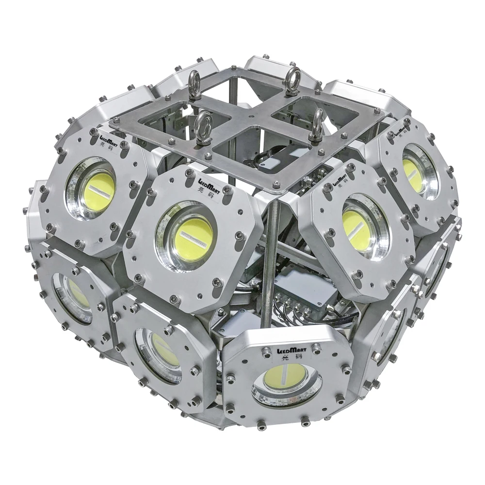 8000w Underwater Fish Catching Lamp Light Ip68 High Mast fishery Light For Sea Fishing fish boat vessel white color