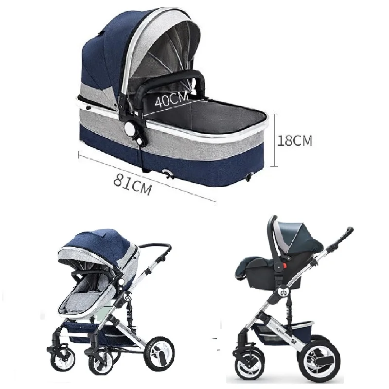 good baby pram EN1888 wholesale good baby stroller 3 in 1 luxury baby pram with car seat