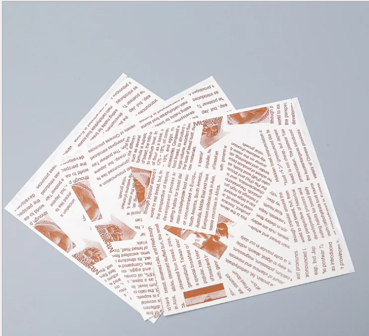Takeaway Food Packaging Kraft Greaseproof Doner Kebab Paper Open Bag Custom Printed Disposable Gravure Printing Zipper Top NAIYA