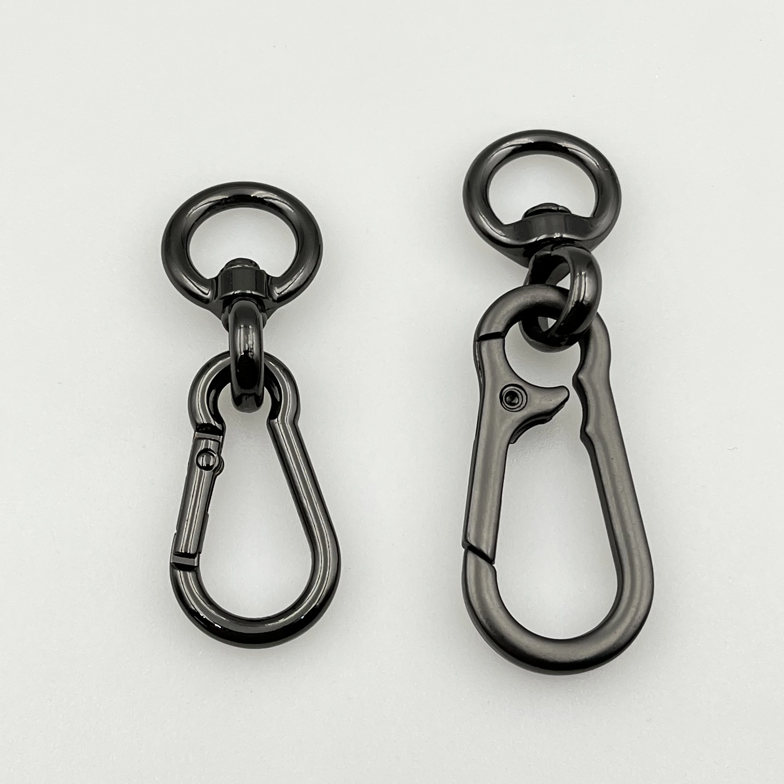 Wholesale Carabiner Keychain with Swivel Clasps Lanyard Snap Hook Metal Keychains and Keyring Hooks Clip