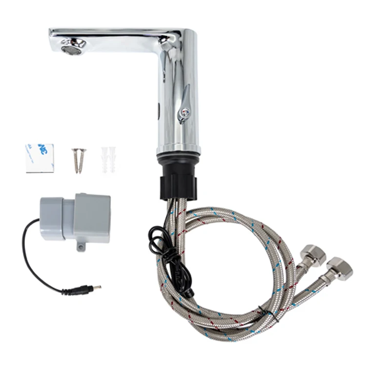 304 Stainless Steel Automatic Infrared Touch Free Hot and Cold Water Sensor Faucet