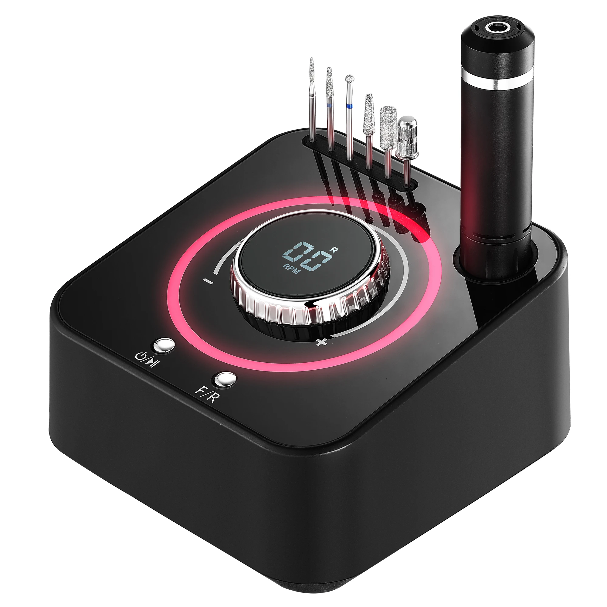 New Design 40000rpm Professional Portable Wireless Charging Nail Polish Drill Manicure Art Beauty Machine