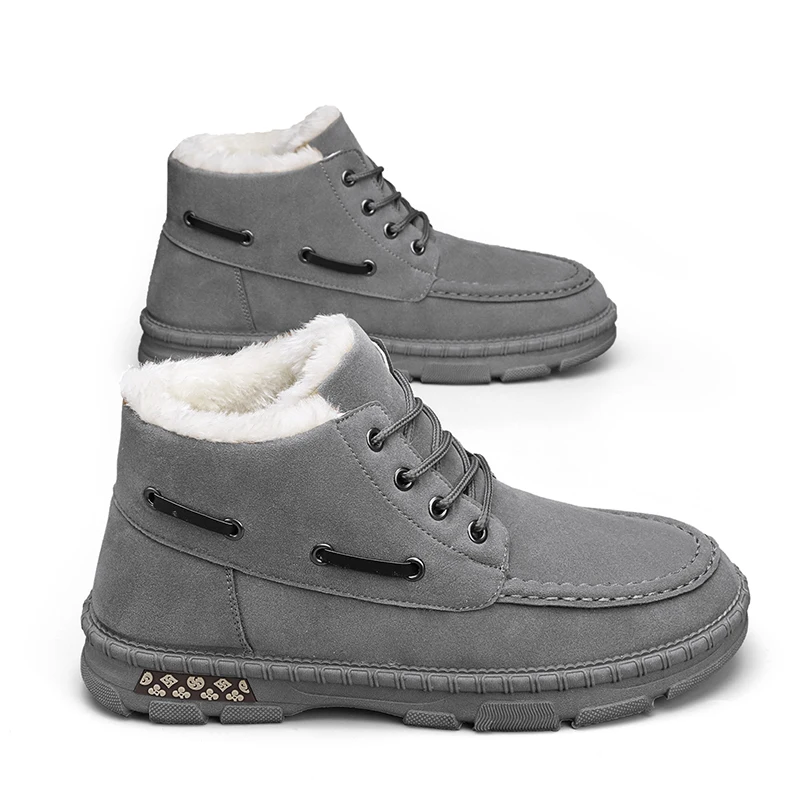 New winter outdoor warmth and plush snow boots, high top cotton shoes, fashionable and thick