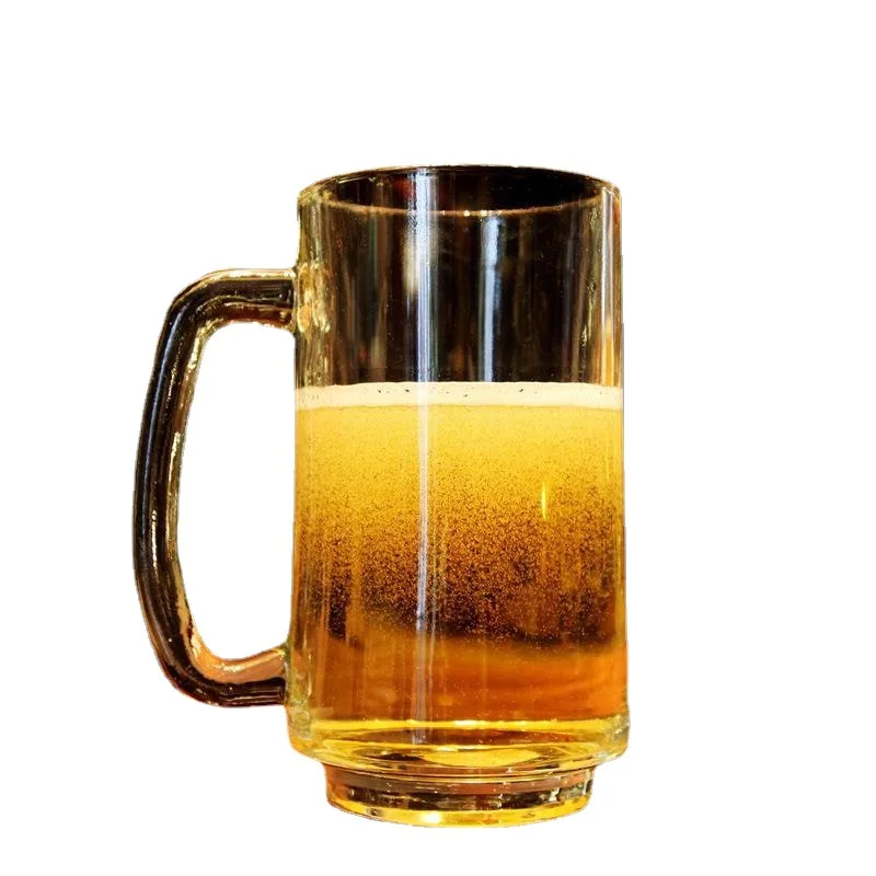 wholesale glasses glass handle cup beer glass hotel home wine glass set juice cup cheap wine glasses