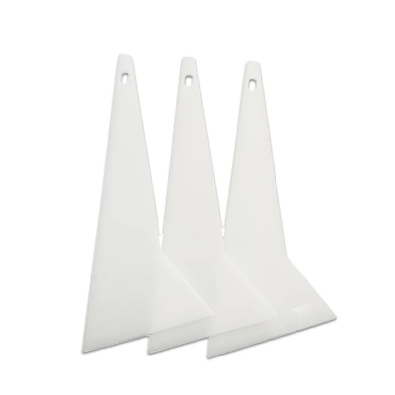Qili Self Healing Water Scraper High Temperature Resistant Thin Triangle Glass Scraper for Window Made of PPF Material