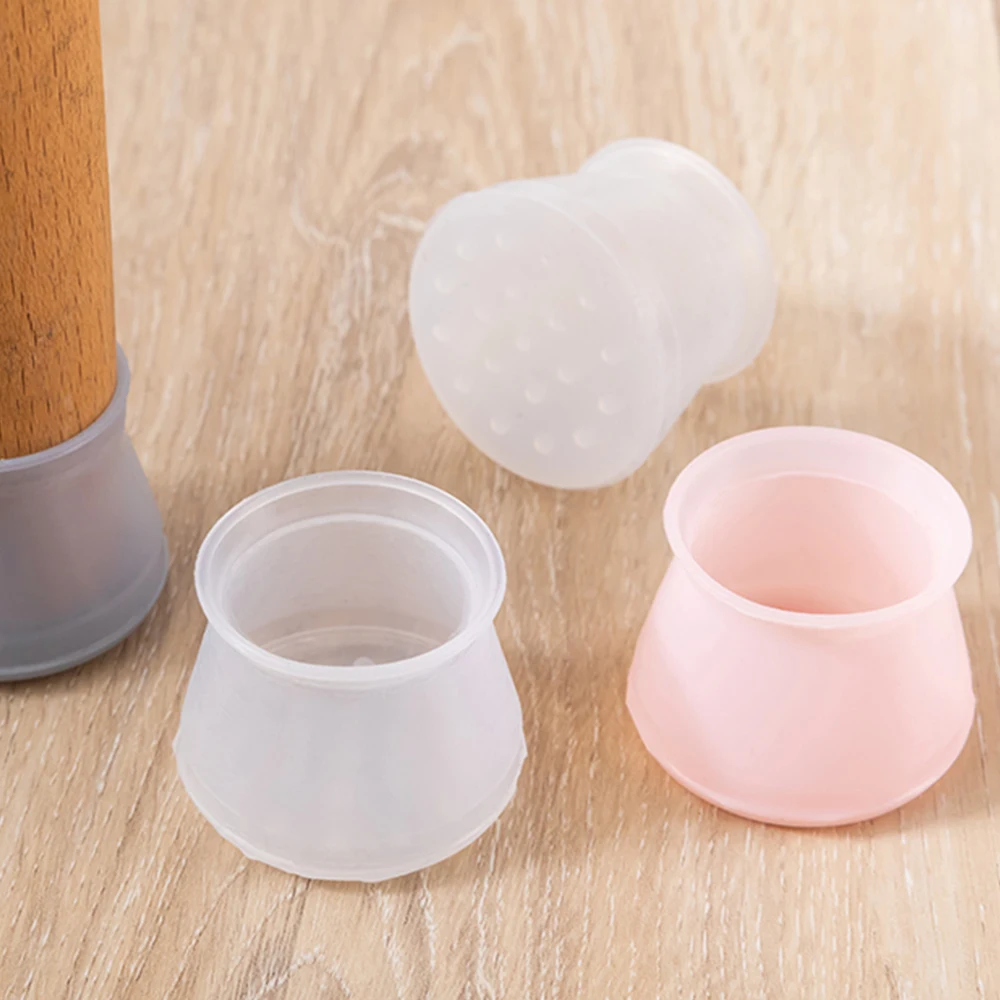 Cheap Chair Leg Silicone Caps Silicon Chair Leg Floor Protectors Round & Square Furniture Table Feet Cover