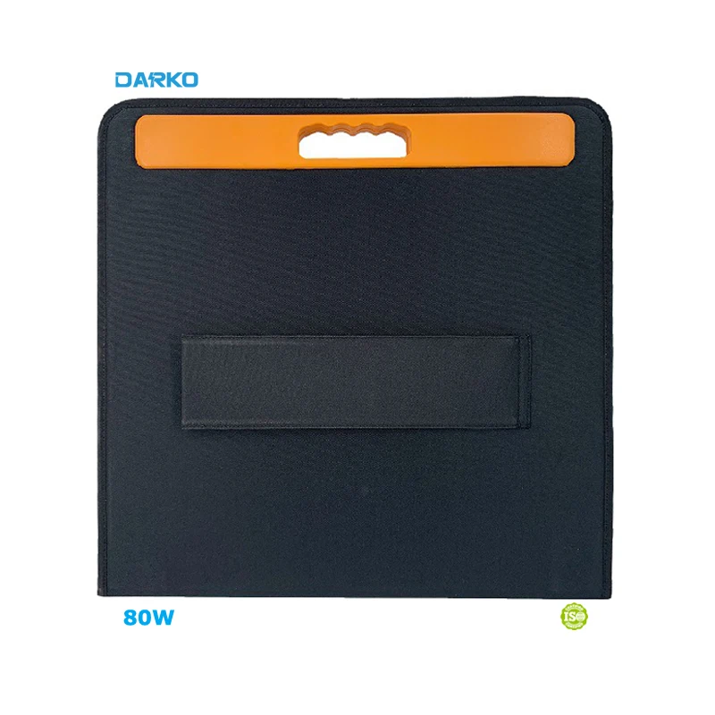 80 Watts Solar Panel Monocrystalline Work for RV Camping Home Boat Off-Grid Portable Solar Panel